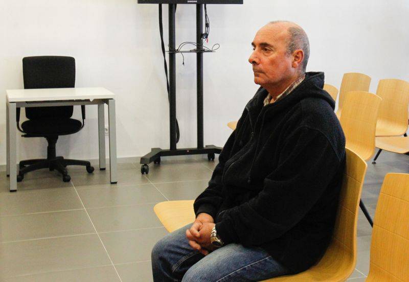 J. M. B., ayer en la Audiencia Provincial de Zaragoza. - Foto: CHUS MARCHADOR