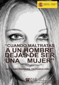 Cartel CdoMaltratasUnHombreDejaSerMujer