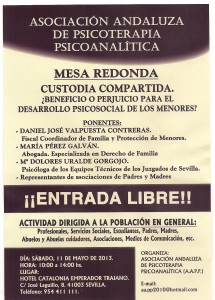 130511 As.Psicologia JornadaCustodiaCompartida